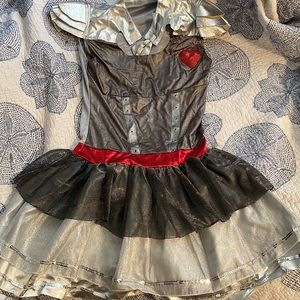 “Tin Hearthrob” tin girl/tin man Halloween costume. New Wizard of Oz